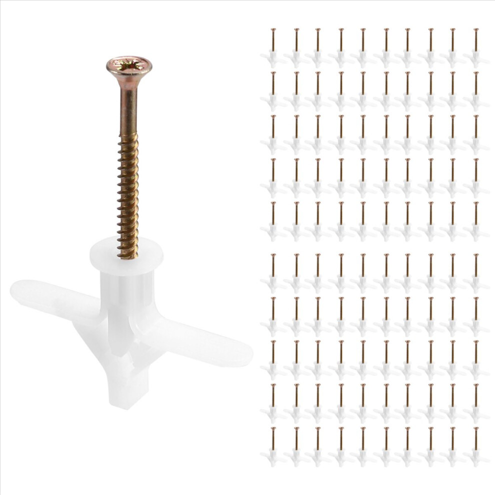 100Pcs Aircraft Type Expansion Pipe Gypsum Board P 4852922555108