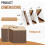 100Pack Adjustable Cardboard Corner Protectors, Fi 3