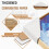 100Pack Adjustable Cardboard Corner Protectors, Fi 6