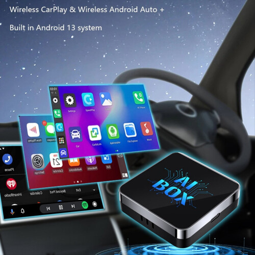 CarPlay AI Box Android 13 5Ghz WiFi Bluetooth Auto 2