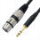 3 Pin Microphone Cable 6.35mm Jack Copper Speaker 3