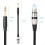 3 Pin Microphone Cable 6.35mm Jack Copper Speaker 5