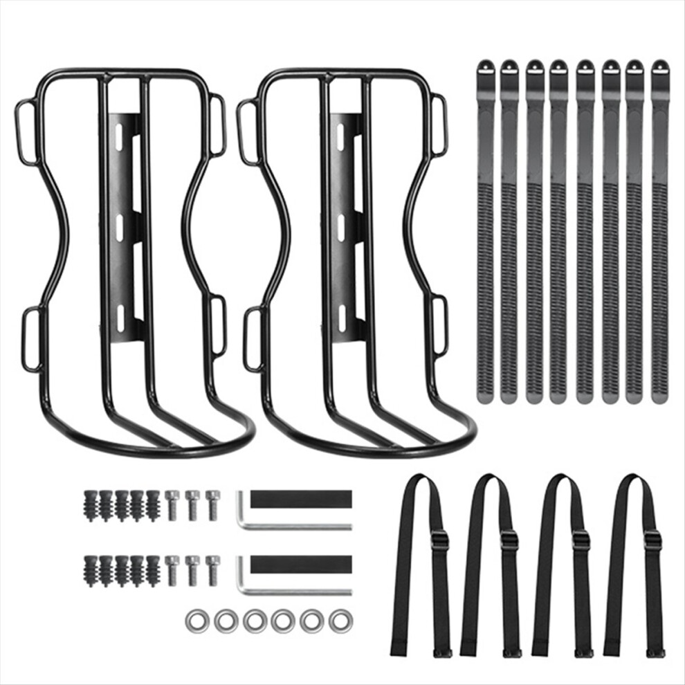 Bicycle Front Fork Shelf With Metal Bike Bag Road 4852922583729