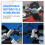 Adjustable Motorcycle Handlebars Handle Bar, Detac 6