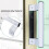 Sliding Door Handle 8inch Aluminum Glass Pull Pati 4