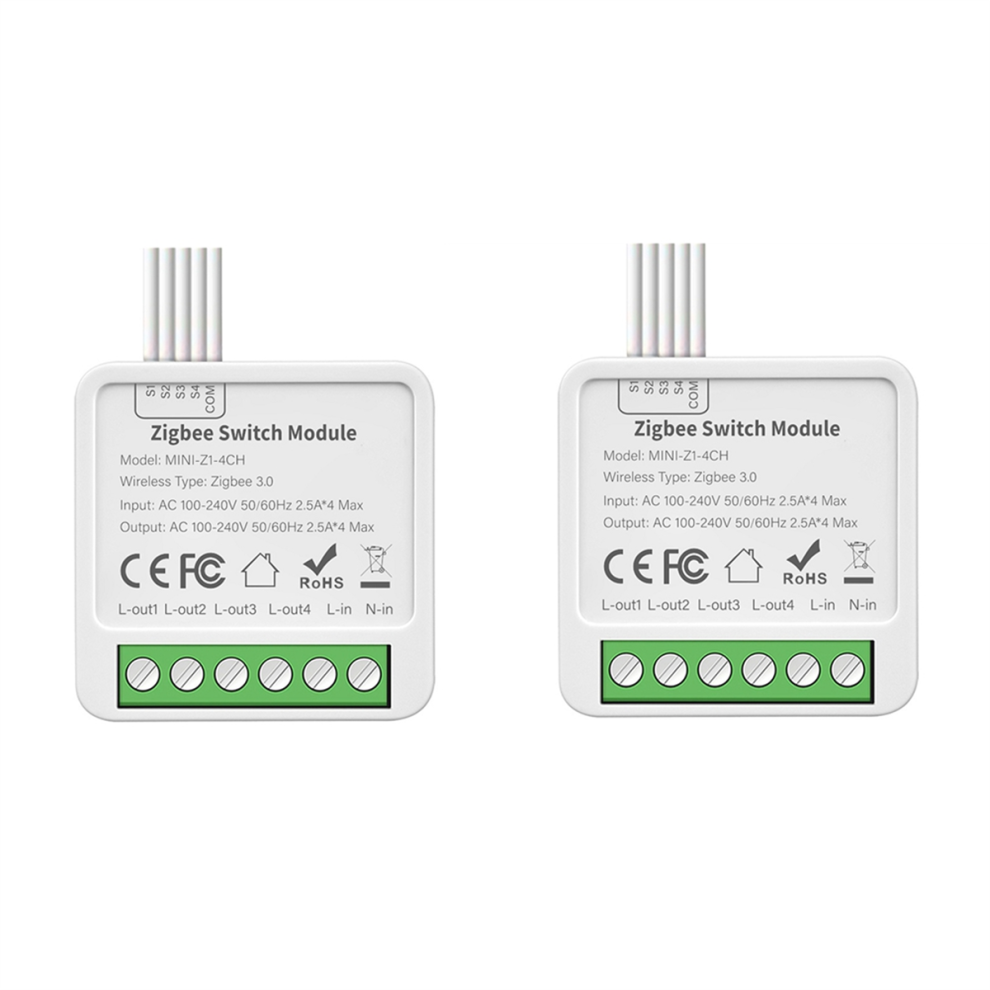 Zigbee Relay Switch Module 4 Channels Ac100-240V O 4852922561499