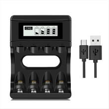 4 Slots 1.5V Li-Ion Batteries Charger Smart Batter
