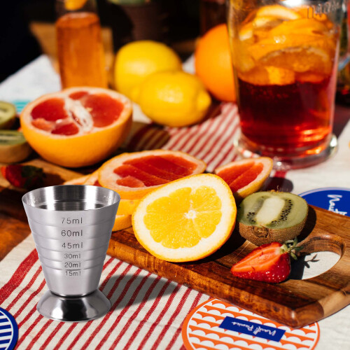 Measuring Shot Cup Ounce Jigger Bar Cocktail Drink 2
