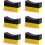 6Pcs Tire Contour Dressing Applicator Pads Gloss S 1