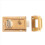 Zinc Cylinder Deadbolt Latch Lock for Night Gate D 5