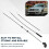 3PCS Engine Hood Release Bowden Cable for E46 320I 6