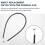3PCS Engine Hood Release Bowden Cable for E46 320I 8