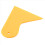 Plastic Yellow Auto Car Window Sticker Film Scrape 9