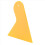 Plastic Yellow Auto Car Window Sticker Film Scrape 8