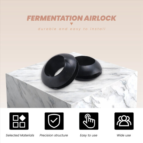 50 Pack Airlock Grommet, Fermenter Cover Ring for 2