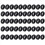 50 Pack Airlock Grommet, Fermenter Cover Ring for 9