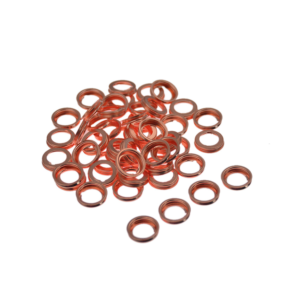 50Pcs Engine Oil Drain Plug Seal Washer Gasket Rin 4852922574628
