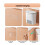 Kitchen Wastebasket Wall Mounted Trash Can with Li 6