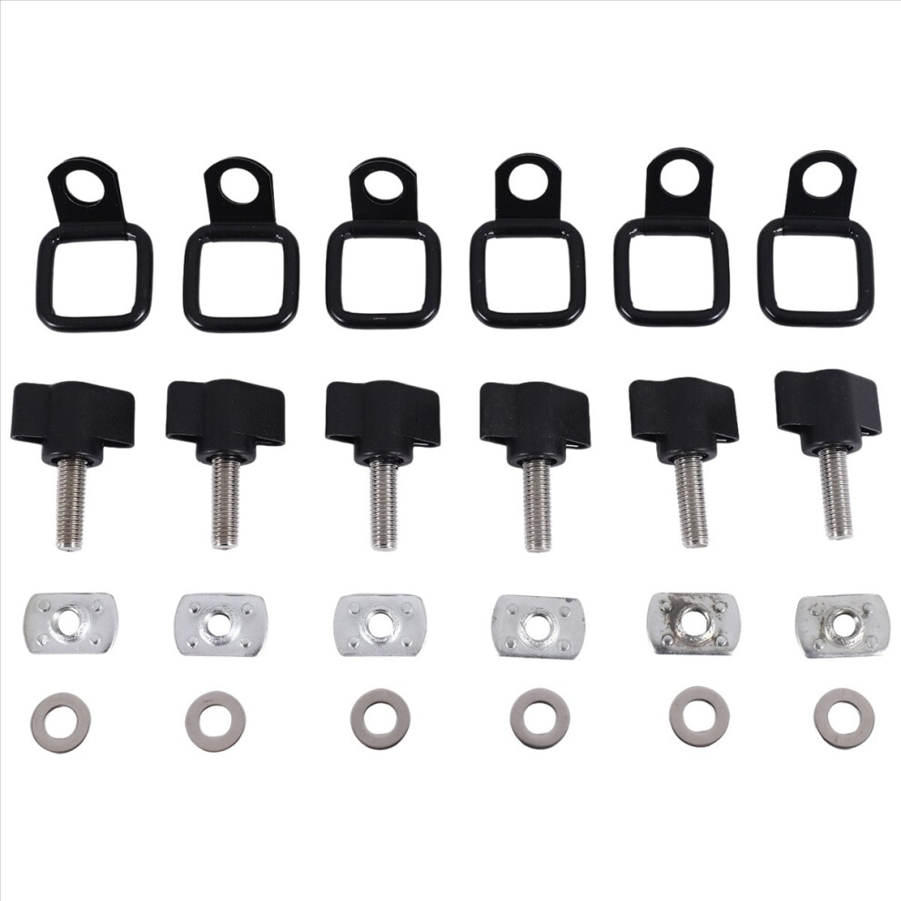 Hardtop Quick Removal Thumb Screw Kit For Cj Yj Tj 4852922574079