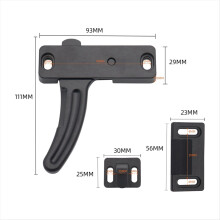 RV Screen Door Latch Set Aluminum Alloy Universal