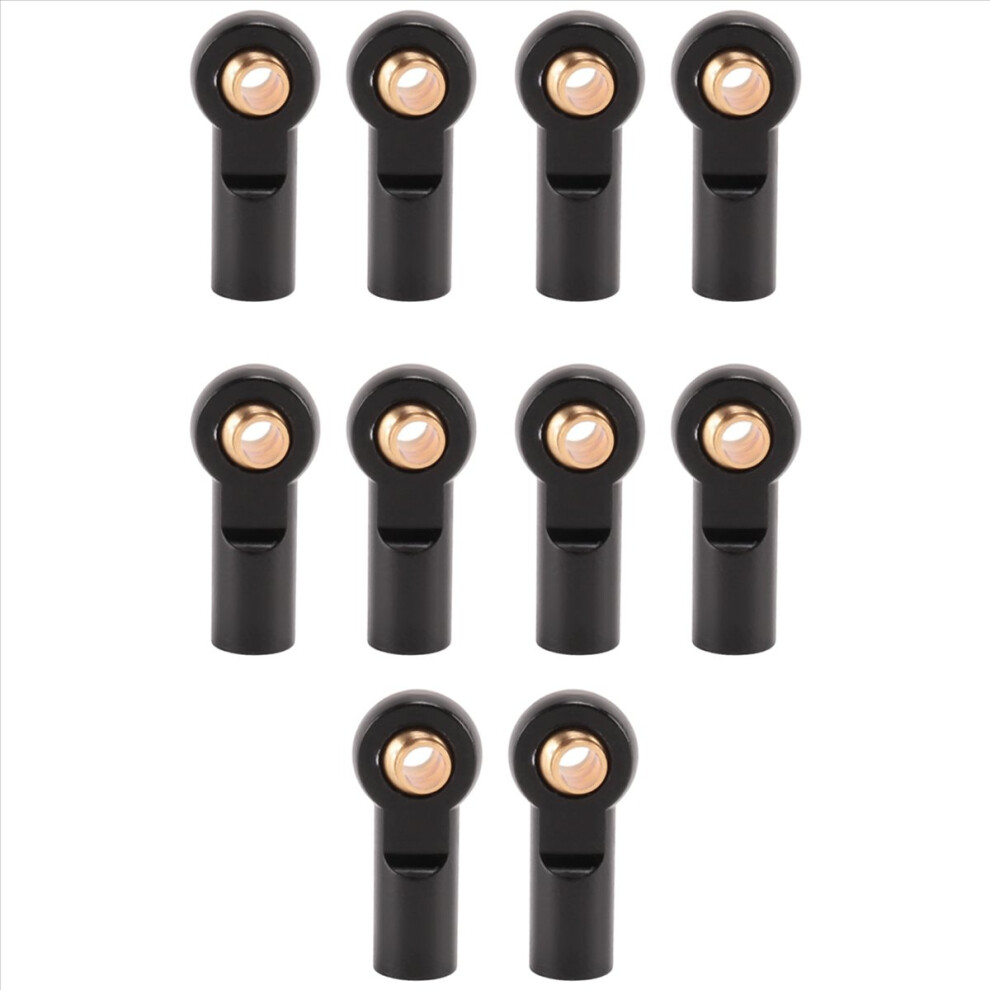 10Pcs Metal M3 Link Tie Rod End Ball Joint For 1/1 Black 4852922586812