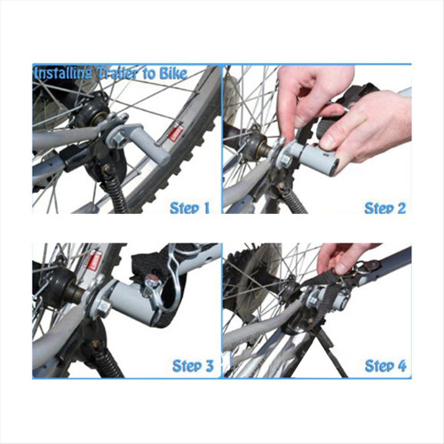Bike Trailer Hitch Connector Adapter Coupler Cycli 2