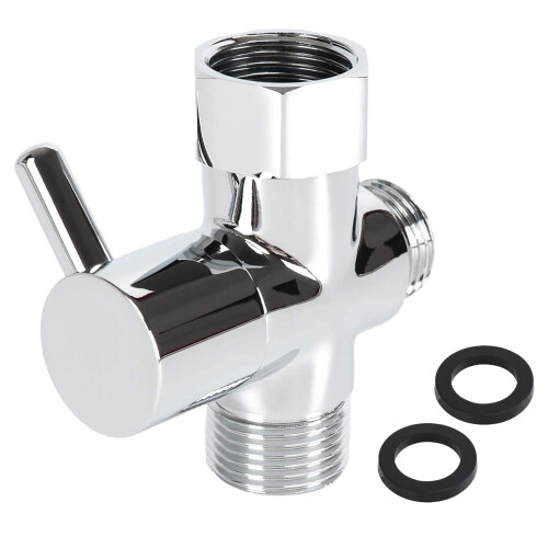 Brass Bidet T Adapter Valve 3 Way Shut Off Tee Con 1
