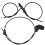 3PCS Engine Bowden Cable Hood Release Wire for- E3 2