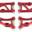 2 PCS Hinge Pin Lower 4X67.5mm TC4 Titanium Alloy 3