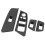 4Pcs Car Window Switch Lift Panel Button Frame Cov 1