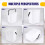 1.3 Gallon Kitchen Compost Bin Trash Can with Lid 10