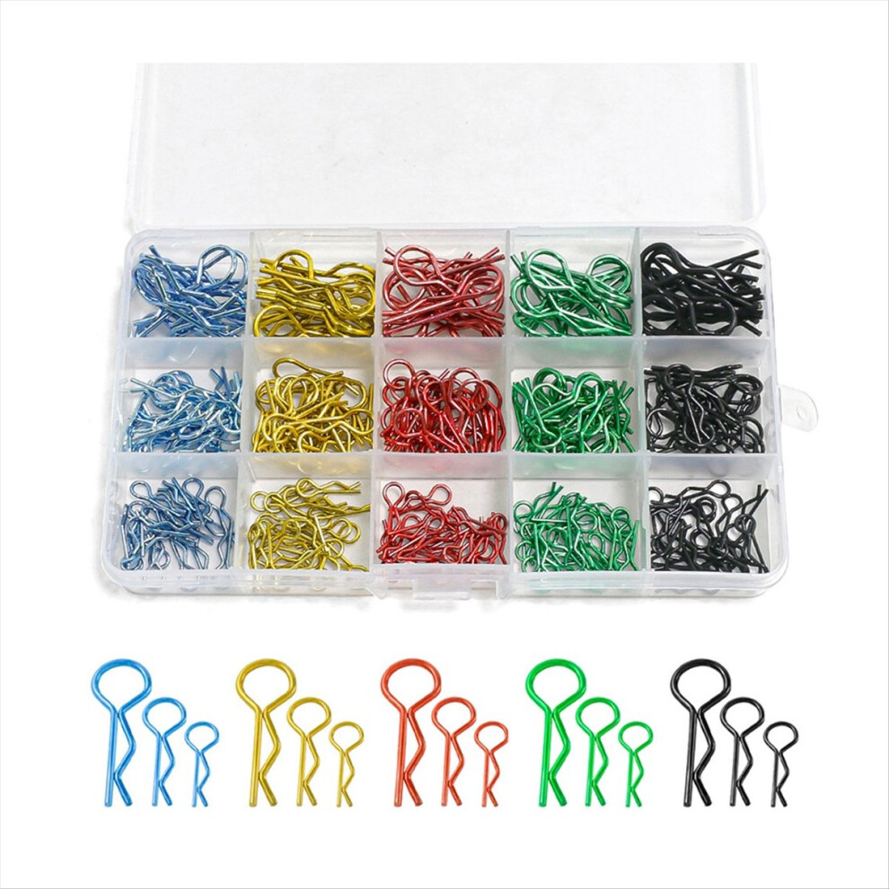 260Pcs 1/8 1/10 1/16 Rc Car Body Shell R Clips Bod 4852922583088