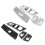 4Pcs Car Window Switch Lift Panel Button Frame Cov 8