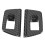 4Pcs Car Window Switch Lift Panel Button Frame Cov 6