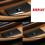 4Pcs Car Window Switch Lift Panel Button Frame Cov 5