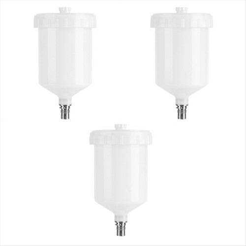 3 Pcs 600Ml Plastic Hvlp Paint Cup Pot for Sata Sp 2