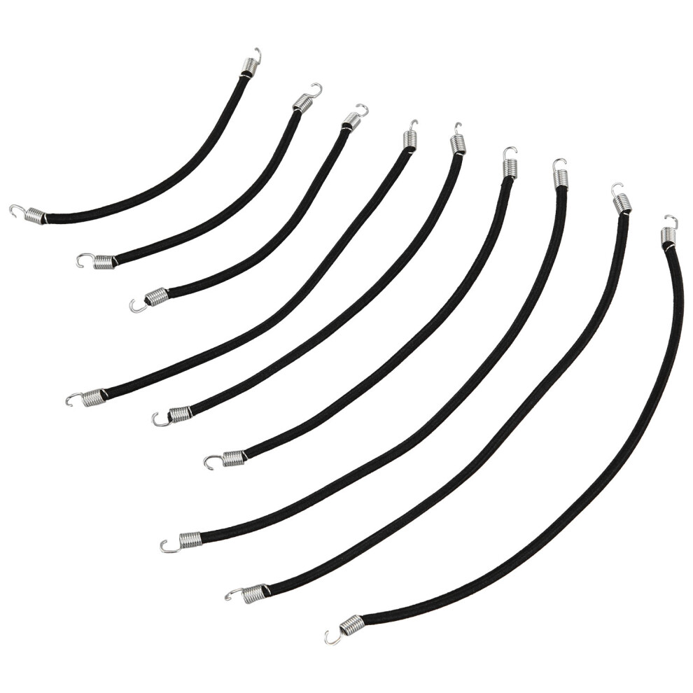 9Pcs Elastic Roof Rack Rope Luggage Cords For 1/10 4852922587185