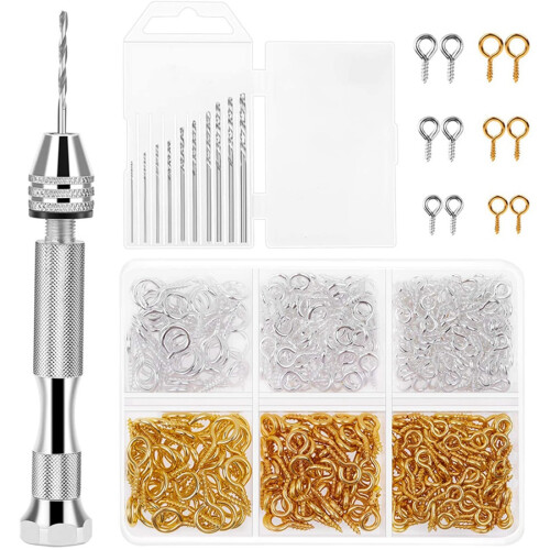 Resin Tools Kit With 1Pcs Pin Vise Hand Drill 10Pc 1