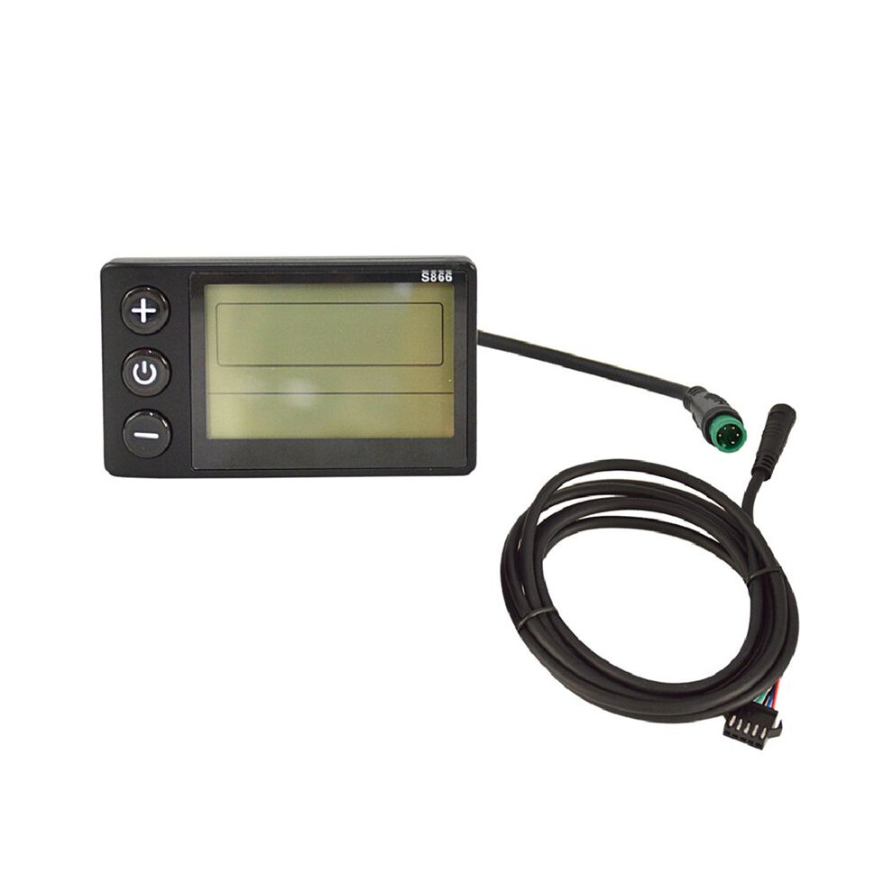 S866 Electric Bike Lcd Display Scooter Meter Contr Light 4852922595524