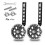 Bike Training Wheels for Kids Bicycle Adjustable S 2