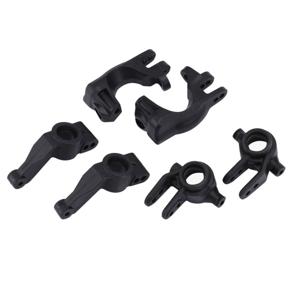 6Pcs Front Steering Block Caster Rear Stub Axle Fo Black 4852922590185