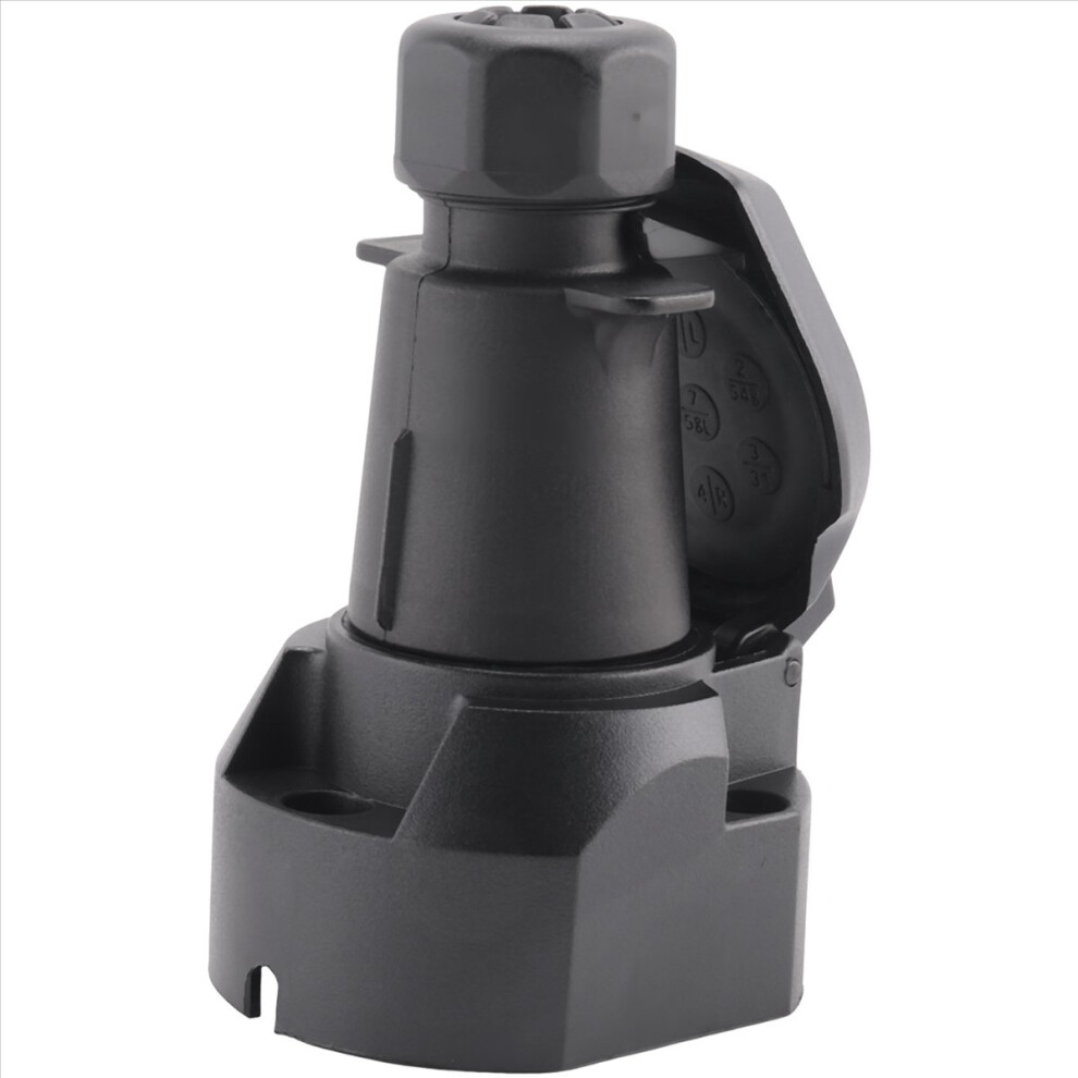 7 Pin European Trailer Socket+Plug Tow Bar Connect 4851649186480