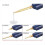 5Pcs Glue GunCopper Nozzle Tips with O-Ring,Bore L 7