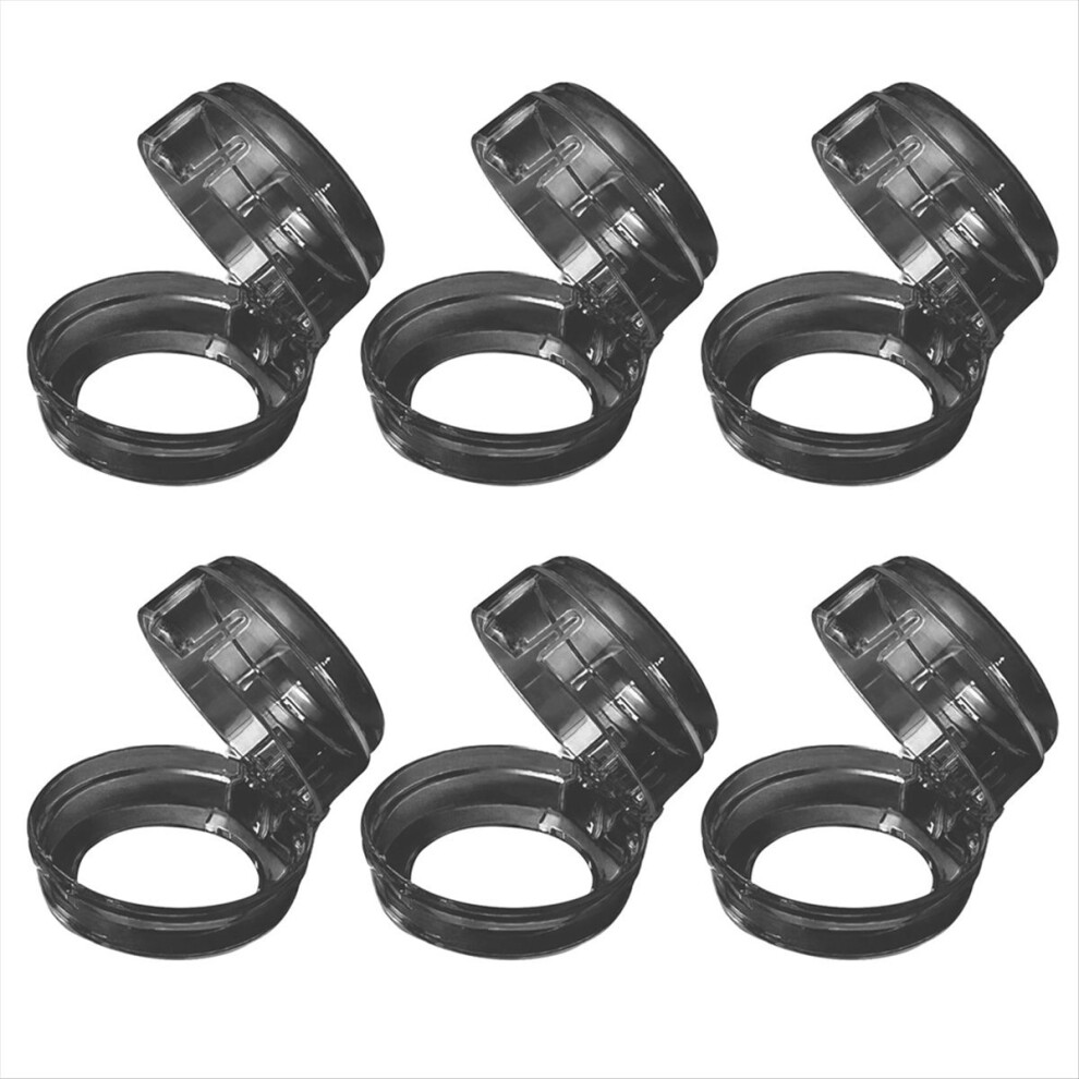 Semoic 6 Pack Stove Knob Safe Covers, Universal Transpare