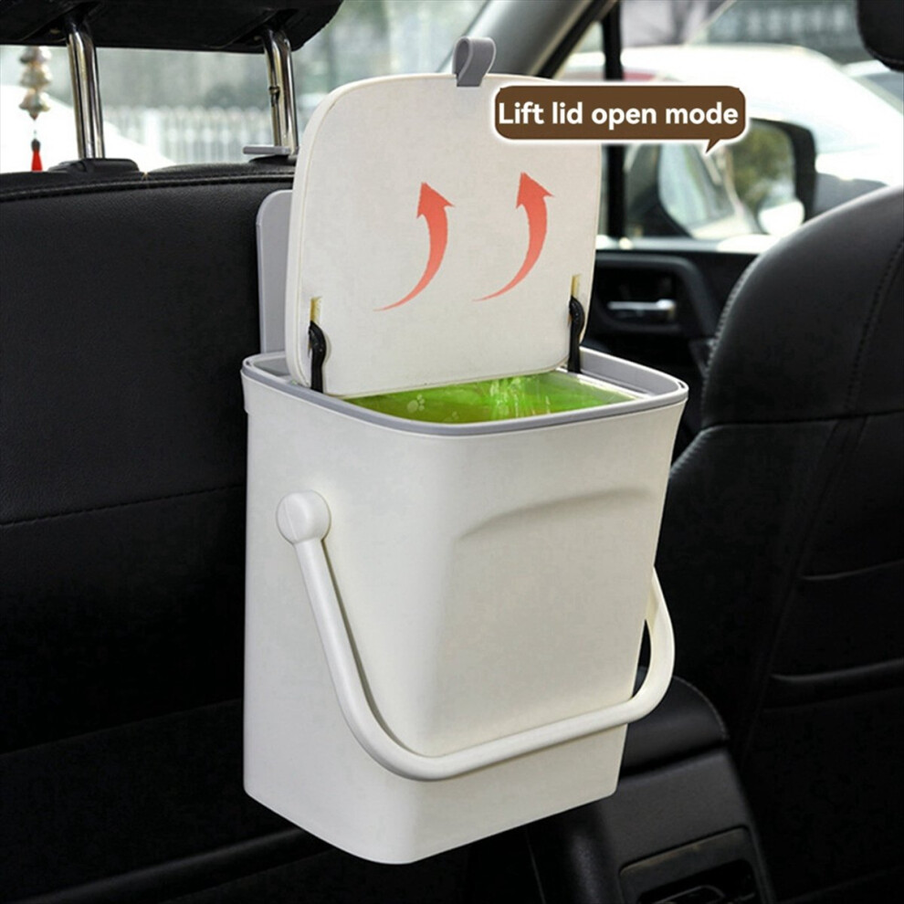 Portable Trash Can With Lid For Car Backseat Stora 4852922500092