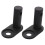 2PCS Bicycle Trailer Hitch Bike Coupler with Quick 4