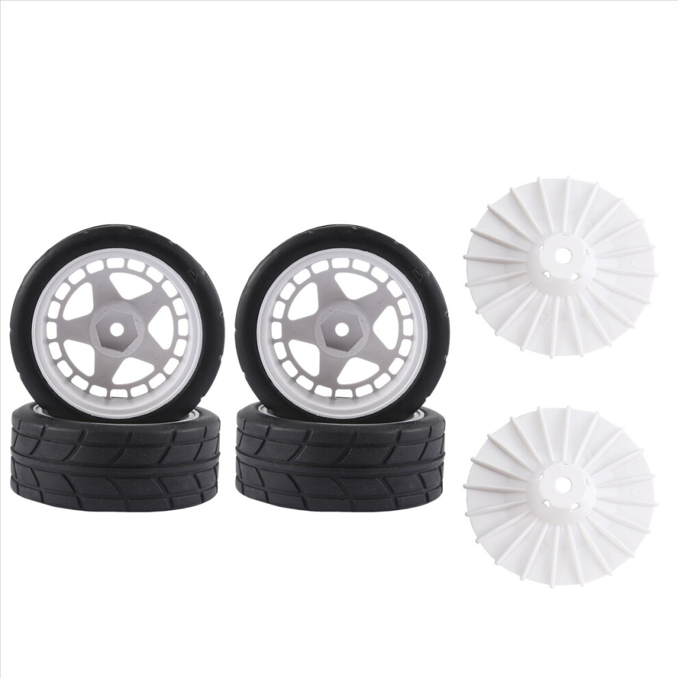 4Pcs 12Mm Hex 65Mm Rubber Tire Wheel Tyres For Xv- 4852922594077