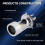 H4 LED Headlight Bulb Motorcycle Hi/Lo Beam with A 10