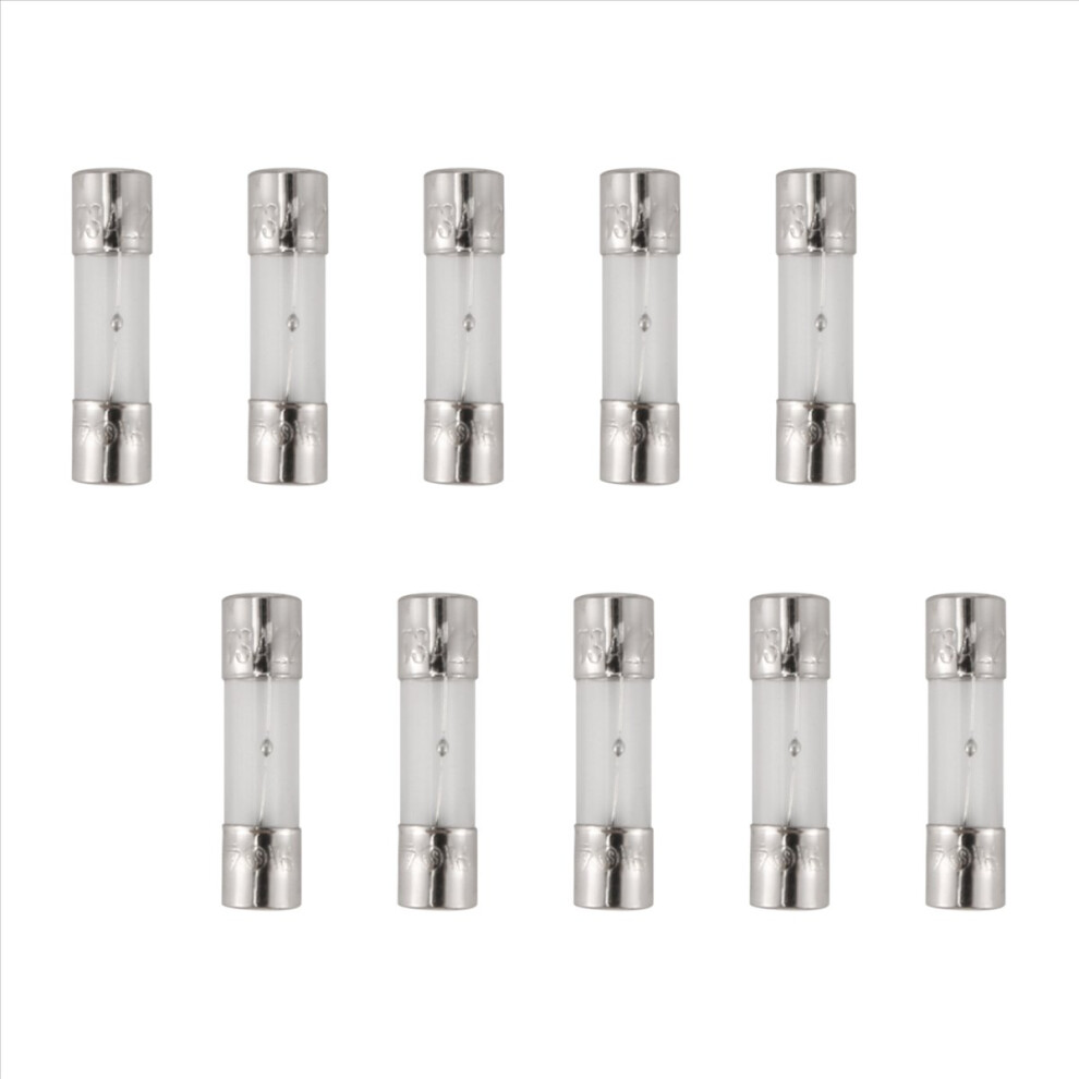 10 Pcs 250V 3A 3Amp Slow Blow Glass Fuses Tubes 5M 4851649179253