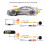 Trunk Handle Rear View Camera for W176 W166 X166 W 5